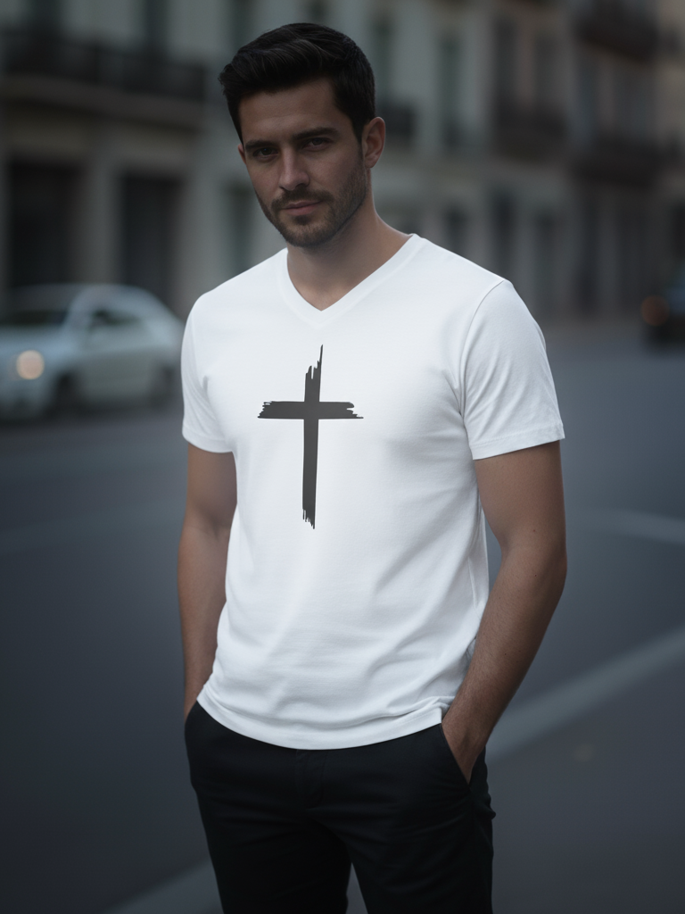 Messi 10 v neck T shirt