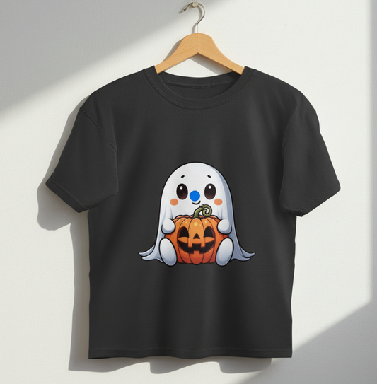Ovesrized T shirt Happy Halloween